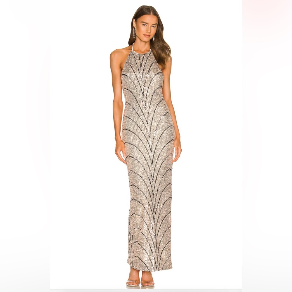 Michael Costello x Revolve Coreen Gown. Worn once. Excellent condition!